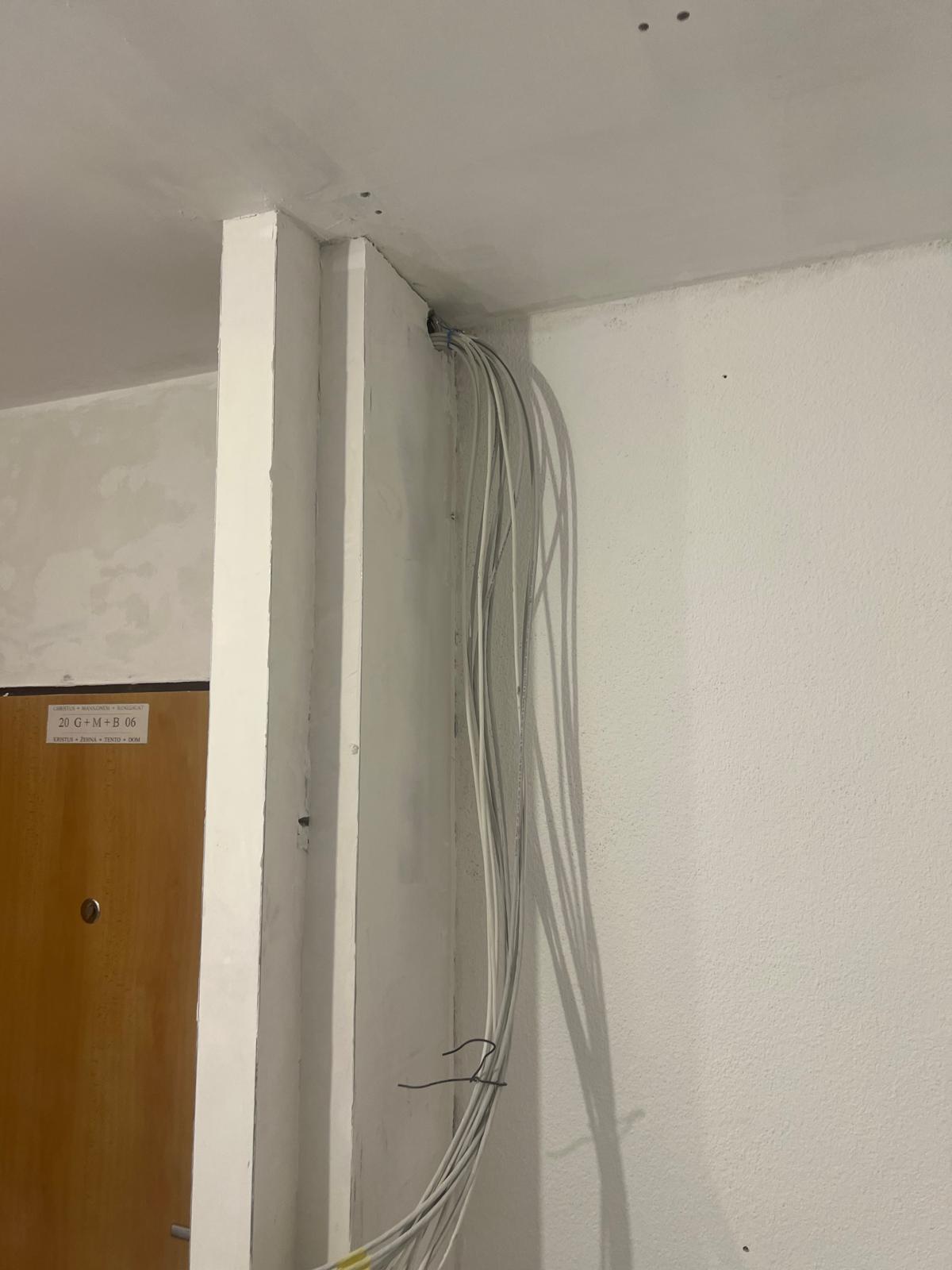 Rozvod káblov pri rekonštrukcii